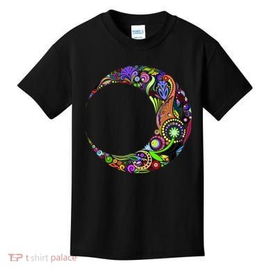 Colorful Demilune Half Moon Kids T-Shirt