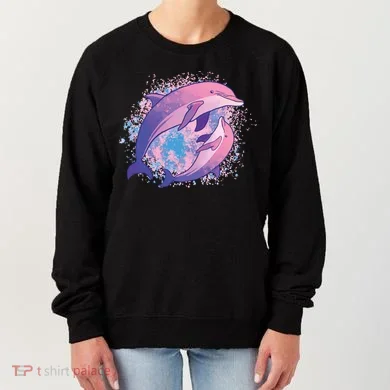 Colorful Dolphin Women's Sweatshirt