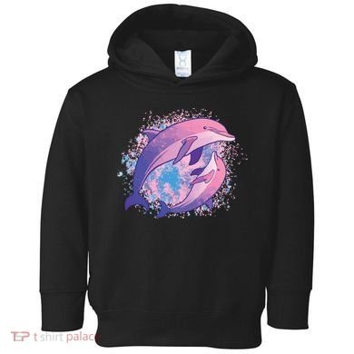 Colorful Dolphin Toddler Hoodie