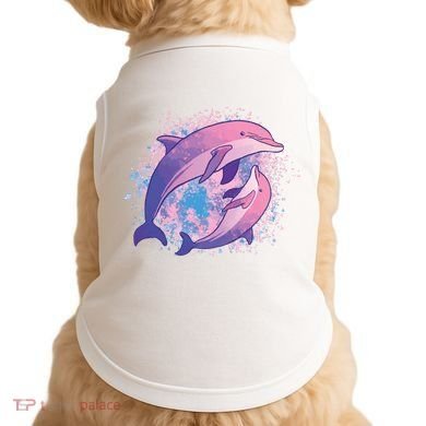 Colorful Dolphin Doggie Tank