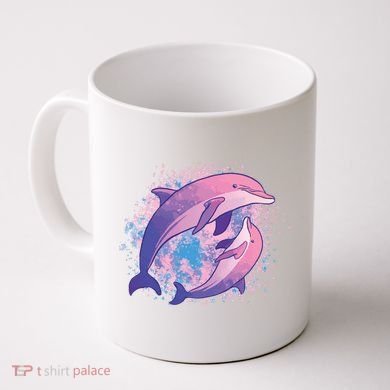 Colorful Dolphin Coffee Mug