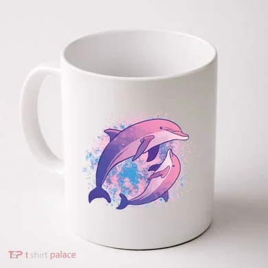 Colorful Dolphin Coffee Mug