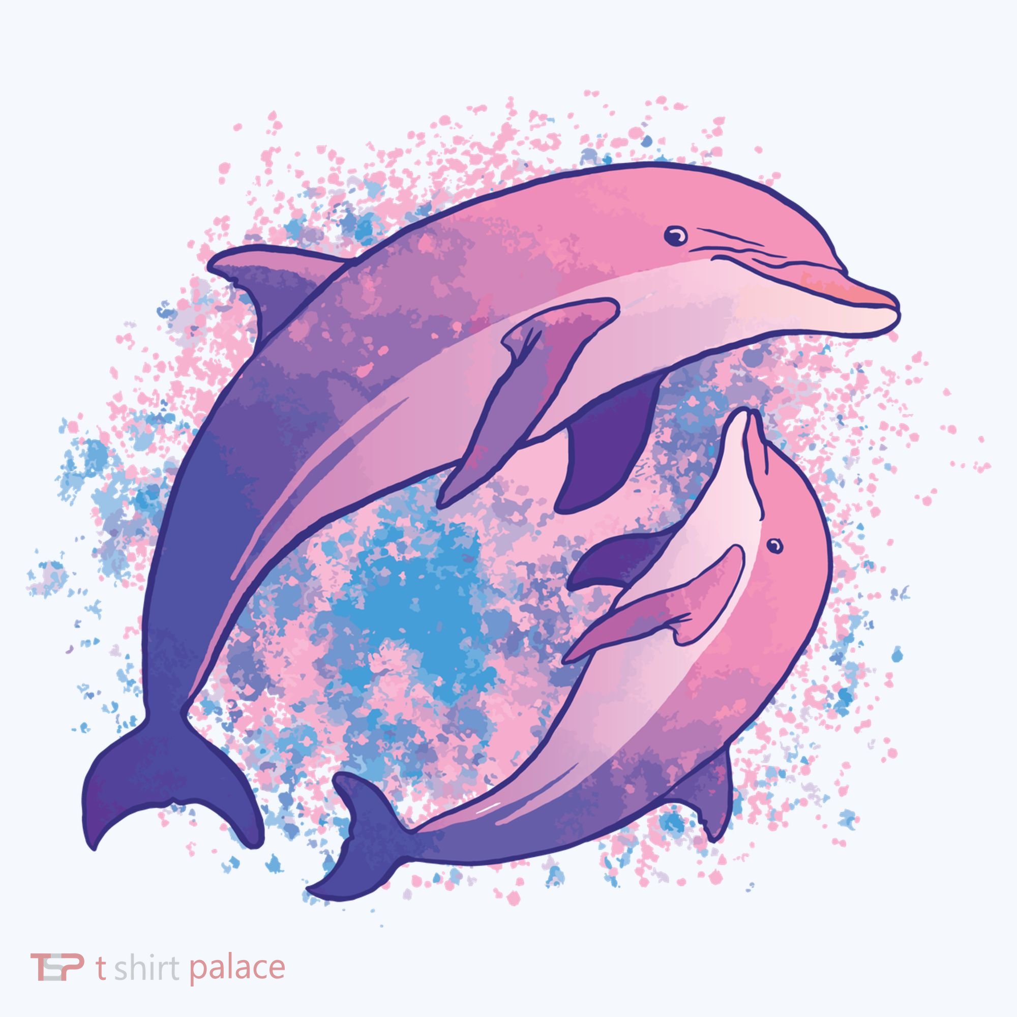 Colorful Dolphin Coffee Mug