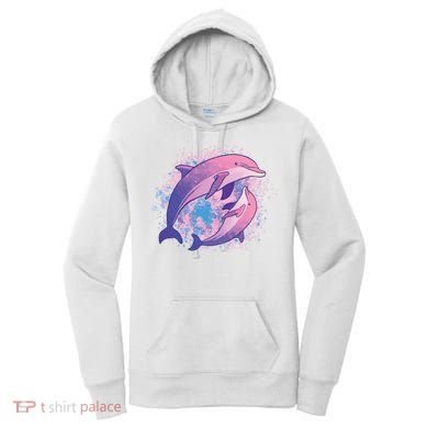 Colorful Dolphin Women's Hoodie