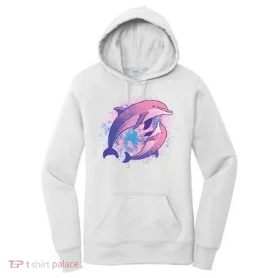 Colorful Dolphin Women's Hoodie