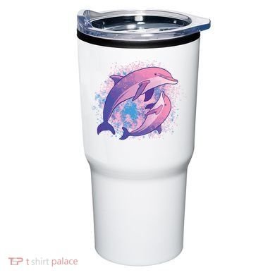 Colorful Dolphin Tumbler
