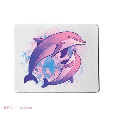 Colorful Dolphin Mousepad