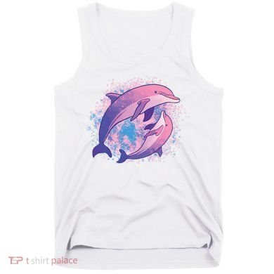 Colorful Dolphin Tank Top