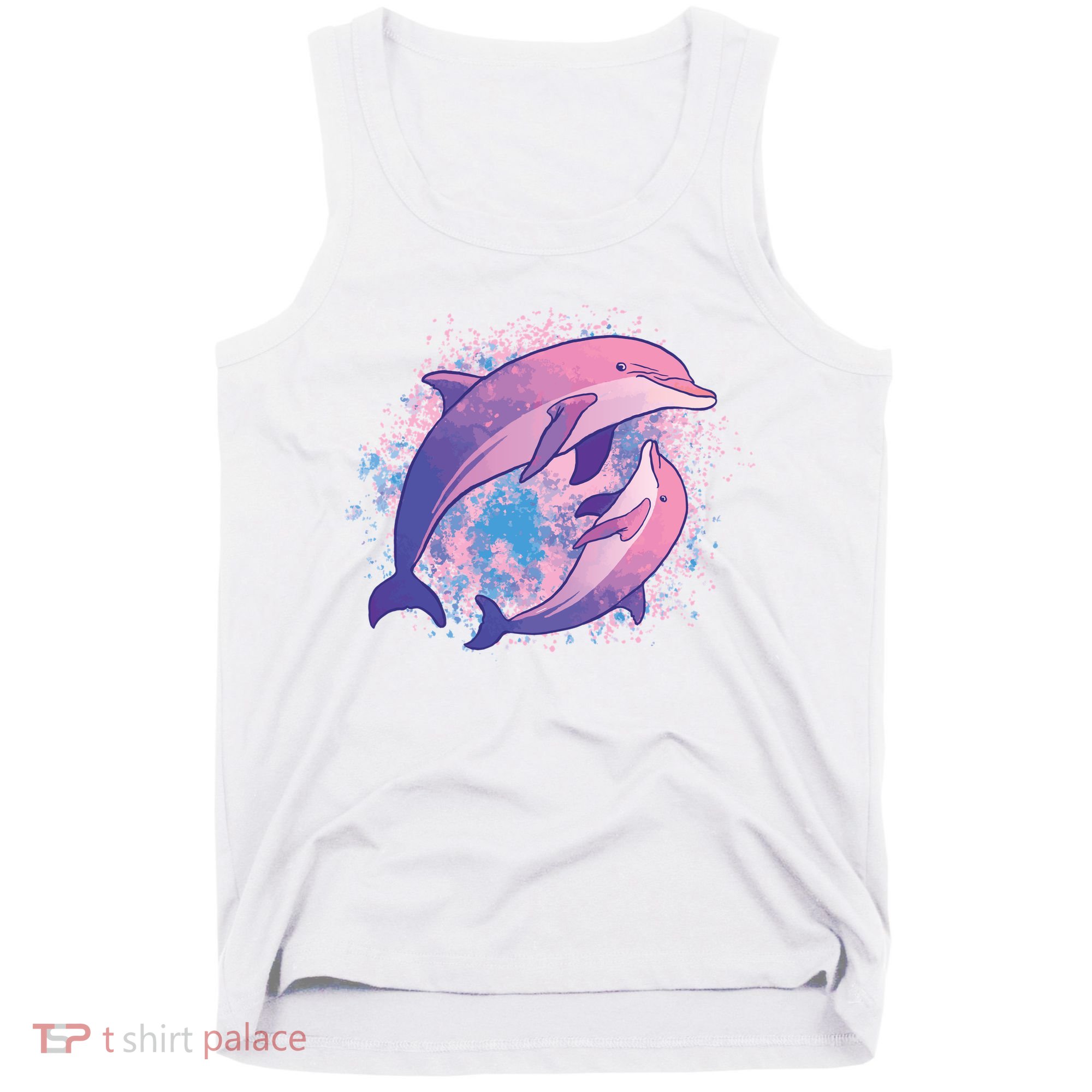 Colorful Dolphin Tank Top