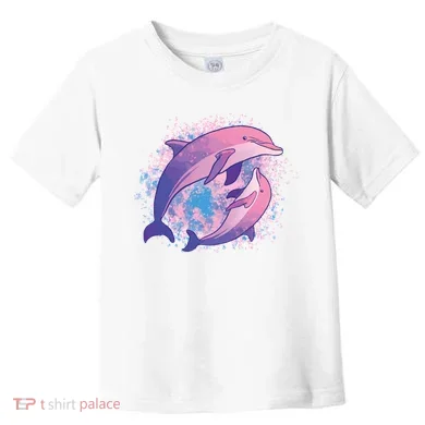 Colorful Dolphin Toddler T-Shirt
