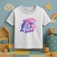 Colorful Dolphin Toddler T-Shirt thumb 3