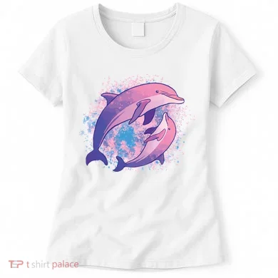 Colorful Dolphin Women's T-Shirt