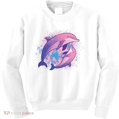 Colorful Dolphin Kids Sweatshirt