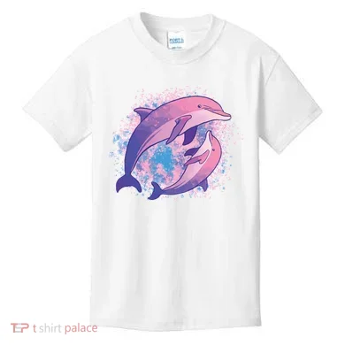 Colorful Dolphin Kids T-Shirt
