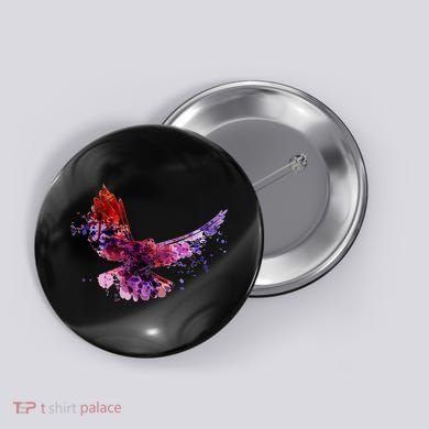 Colorful Dove Button