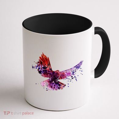 Colorful Dove Coffee Mug back