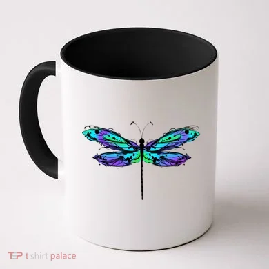 Colorful Dragonfly Coffee Mug