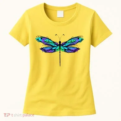 Colorful Dragonfly Women's T-Shirt