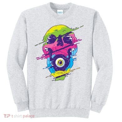 Colorful Eye Skull Sweatshirt