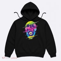 Colorful Eye Skull Hoodie thumb 0