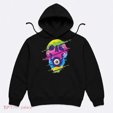 Colorful Eye Skull Hoodie