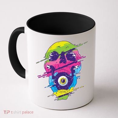 Colorful Eye Skull Coffee Mug