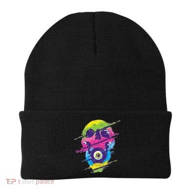 Colorful Eye Skull Beanie