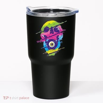 Colorful Eye Skull Tumbler