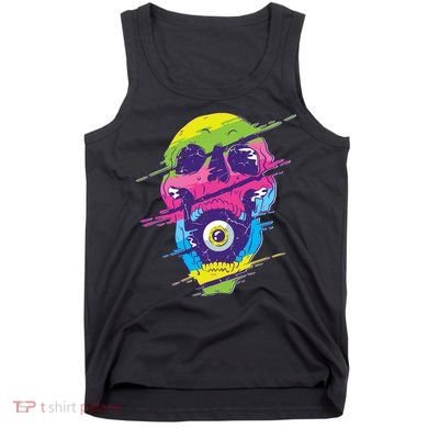 Colorful Eye Skull Tank Top