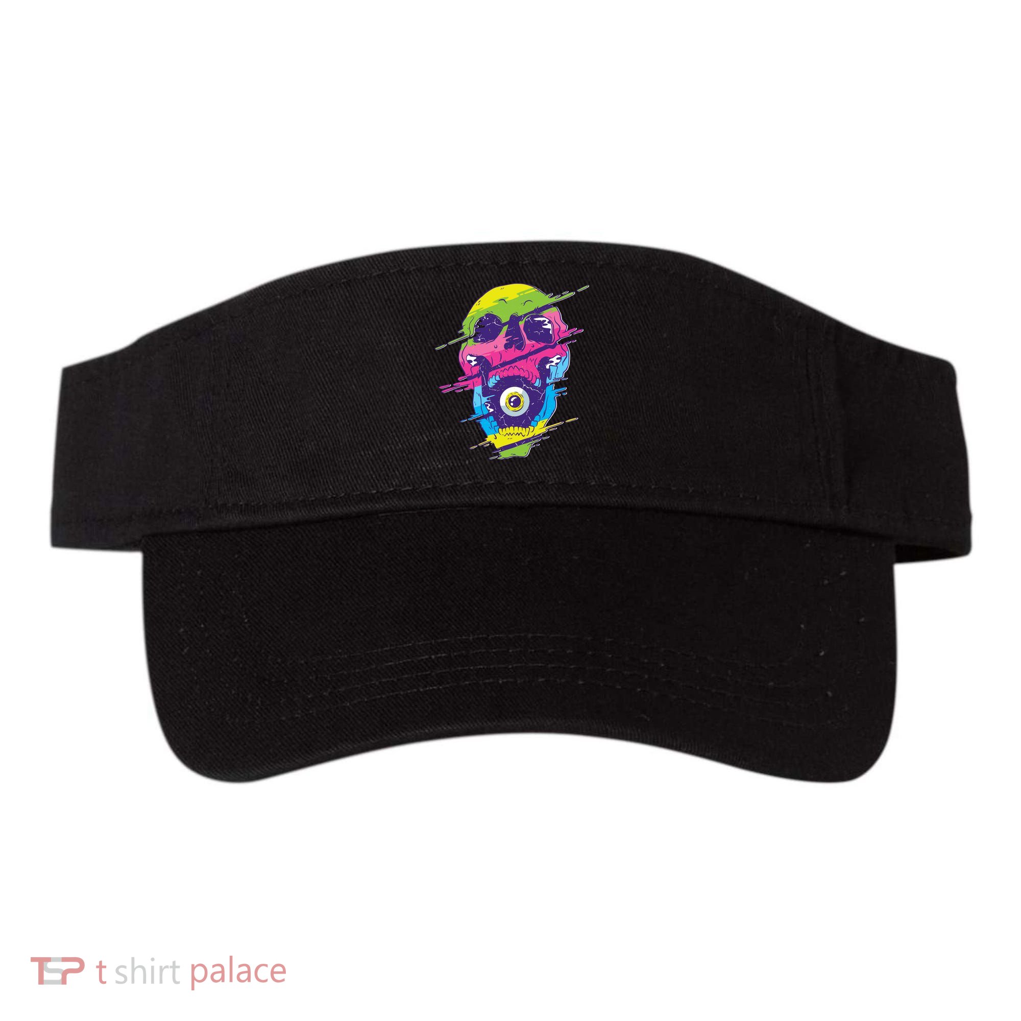 Colorful Eye Skull Visor