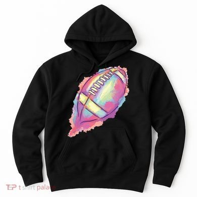 Colorful Football Graphic Hoodie