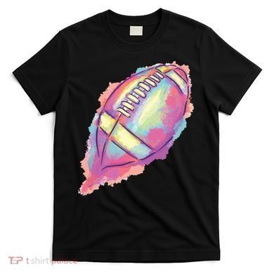 Colorful Football Graphic T-Shirt