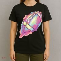 Colorful Football Graphic T-Shirt thumb 4