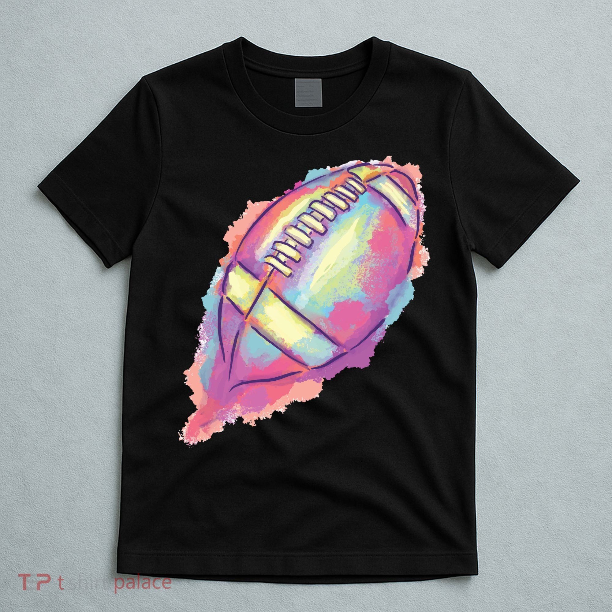 Colorful Football Graphic T-Shirt