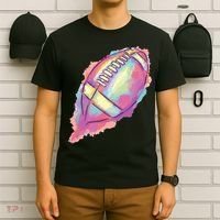 Colorful Football Graphic T-Shirt thumb 6