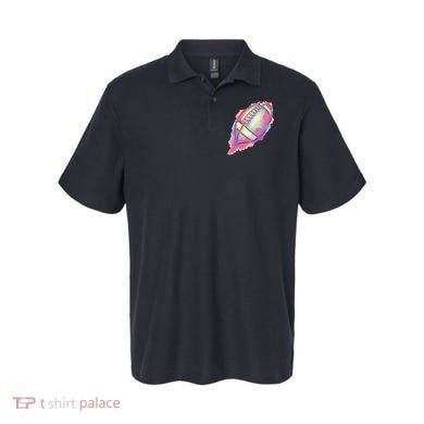 Colorful Football Graphic Polo