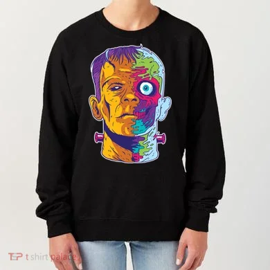 Colorful Frankenstein Women's Sweatshirt