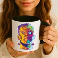 Colorful Frankenstein Coffee Mug thumb 3