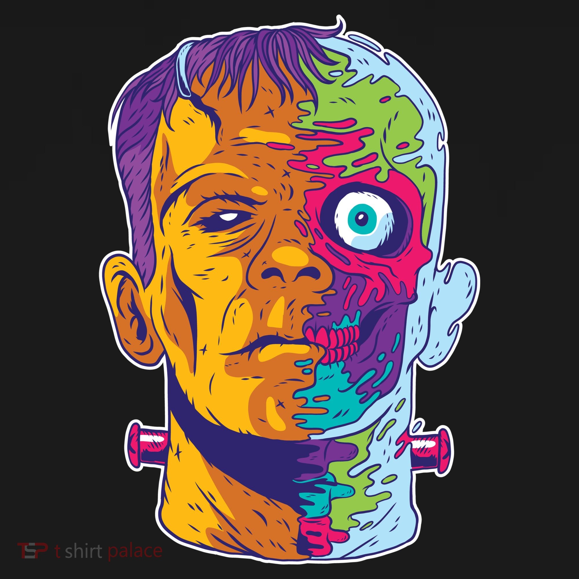 Colorful Frankenstein Ornament