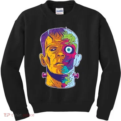 Colorful Frankenstein Kids Sweatshirt