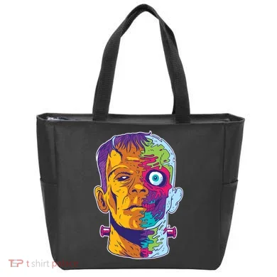Colorful Frankenstein Tote Bag