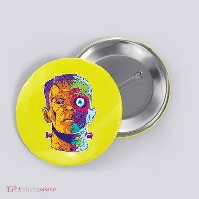 Colorful Frankenstein Button