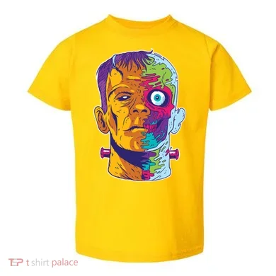 Colorful Frankenstein Toddler T-Shirt