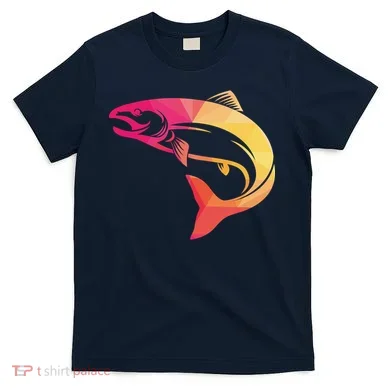 Colorful Geometric Fish T-Shirt