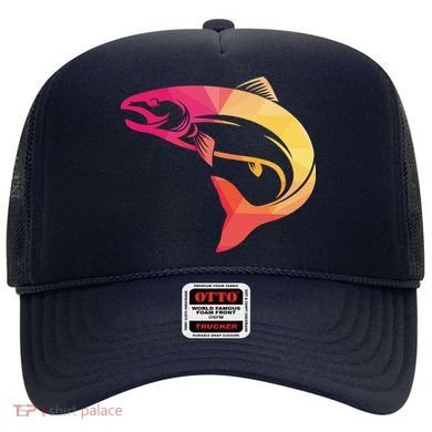 Colorful Geometric Fish Hat