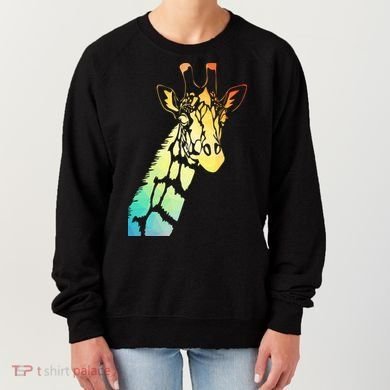 Colorful Giraffe Women's Sweatshirt