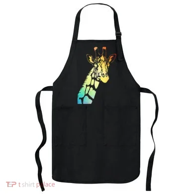 Colorful Giraffe Apron