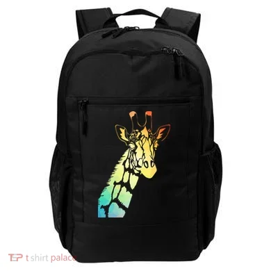 Colorful Giraffe Backpack