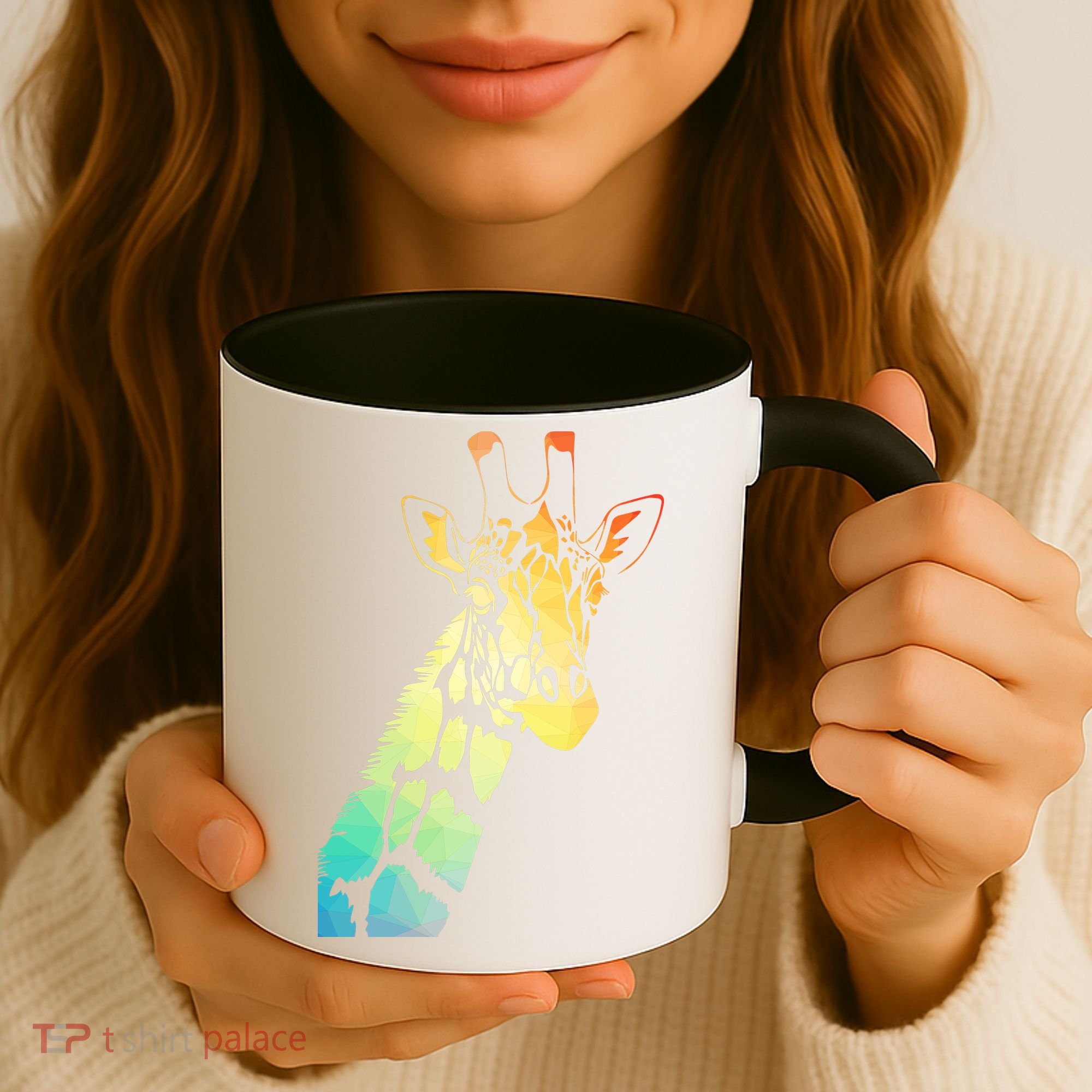 Colorful Giraffe Coffee Mug