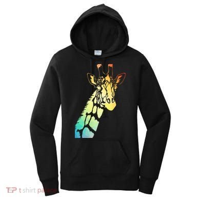Colorful Giraffe Women's Hoodie